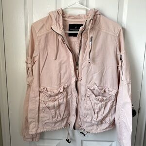 American Eagle Light Pink Utility Jacket